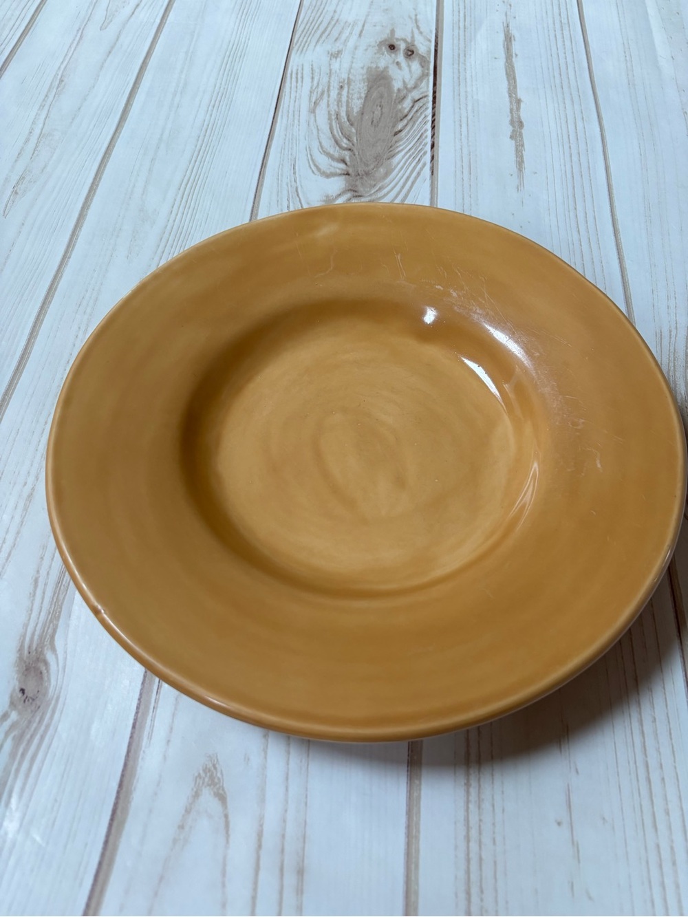 Pottery Barn Sausalito Amber salad plate